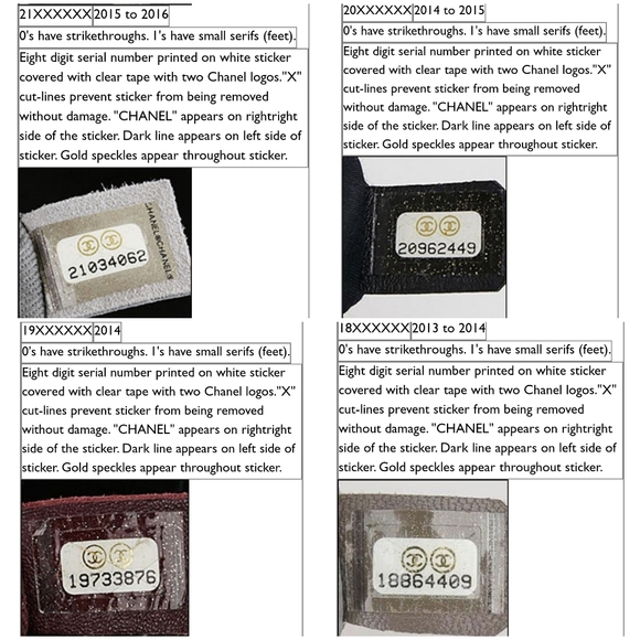 JUST SHARING! Chanel Serial Number Info - Picture 4 of 11